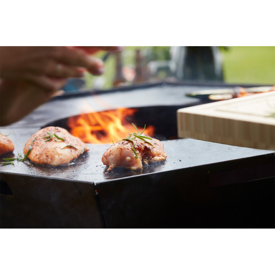 Brasero Plancha Nestor Corten Barbecook Esprit Barbecue