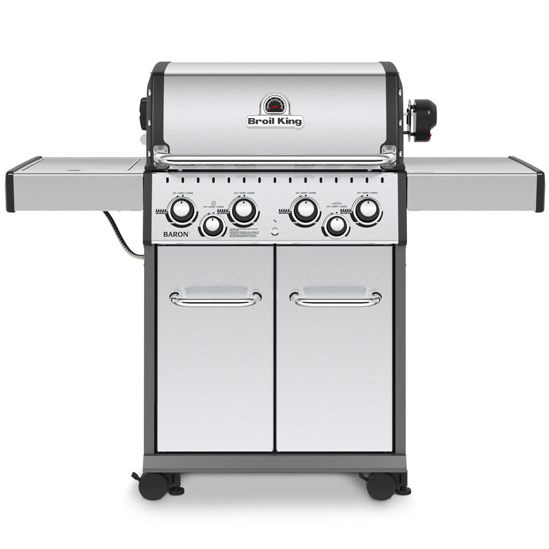 Barbecue Gaz Broil King BARON 490 INOX + Kit Rôtissoire