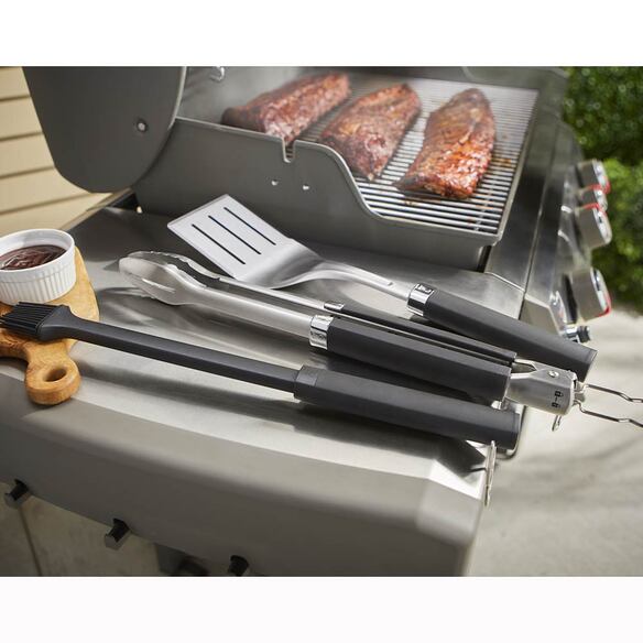 Set 3 ustensiles barbecue - accessoire BBQ - InnovMania