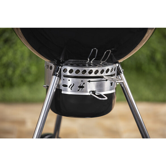 Weber - Barbecue à charbon Weber Master/Touch GBS C/5750 57 cm Smoke Grey  avec plancha - Barbecues charbon de bois - Rue du Commerce