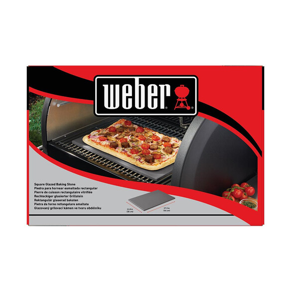 Pierre à pizza barbecue rectangulaire 44 x 30 cm - Weber