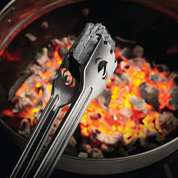Traeger Grande spatule en inox pour barbecue - manche bois - 15 x 2