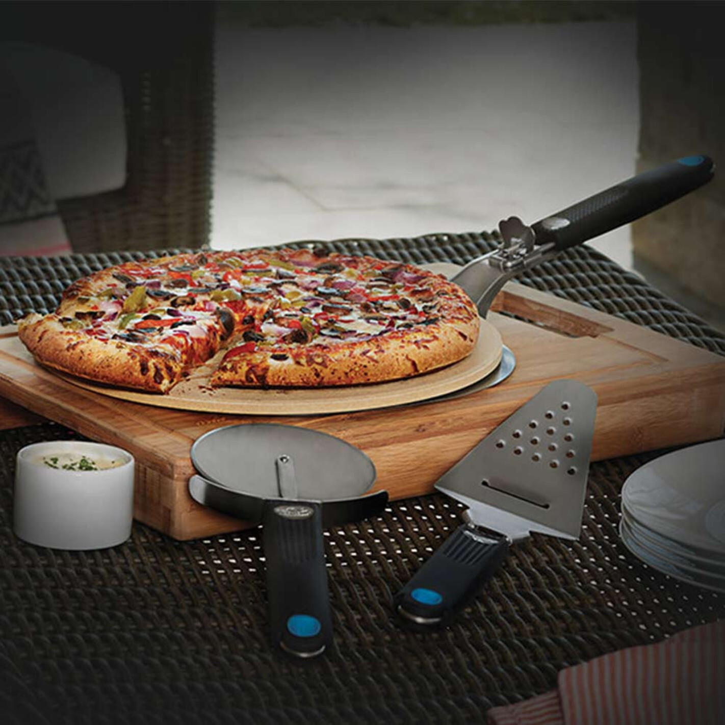 Pelle à pizza en bambou pour four ou barbecue - Planche à pizza avec  poignée - Pelle à