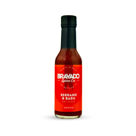 Sauce Serrano Basilic Bravado