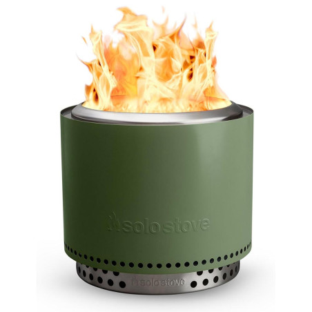 Flamme du brasero Bonfire 2.0 Deep Olive Solo Stove