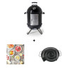 Pack fumoir Oskar S Barbecook + générateur de fumée froide Nordic Flame + livre de recettes Fumaisons et Salaisons