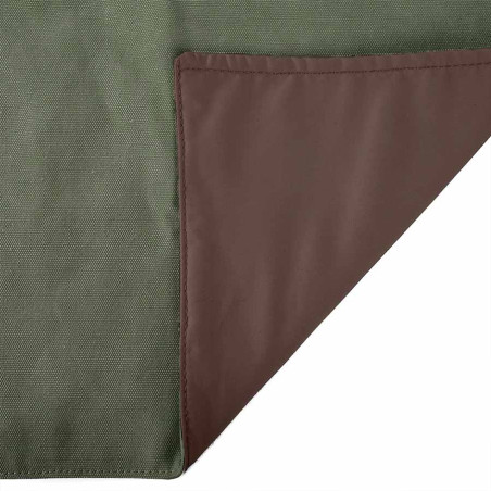 Tablier cuir et coton n°325 Vert Olive Alaskan Maker - doublure