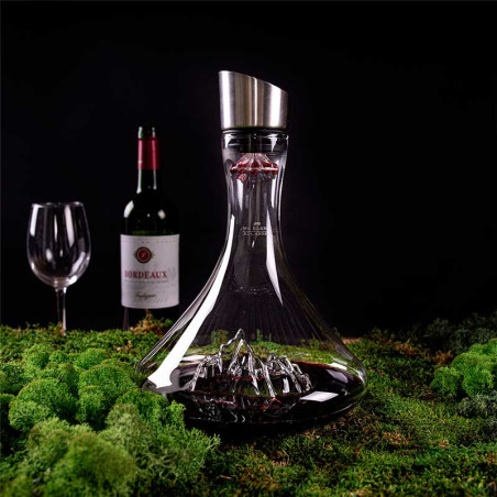 Carafe à vin Topographic Mont Blanc ambiance