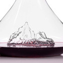 Carafe à vin Topographic Mont Blanc zoom relief