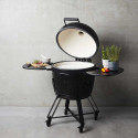 kamado Kamal XL noir brillant Barbecook 53 cm ambiance