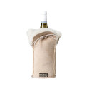 Refroidisseur en suède Beige Kywie pour bouteille de champagne