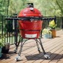 Barbecue Classic Joe II Kamado Joe sur terrasse