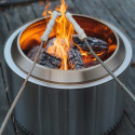 Chamallows grillés sur le brasero Yukon 2.0 Inox Solo Stove