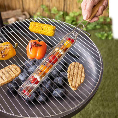 Panier de cuisson pour légumes pour barbecue Esschert