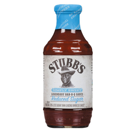 Sauce barbecue teneur en sucre réduite Stubb's