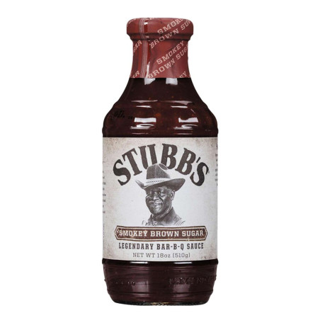 Sauce barbecue brune fumée sucrée Stubb's