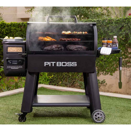 Pit Boss Competition Serie 1600 vue face ouvert