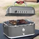 Barbecue charbon portable gris Pit Boss ouverture couvercle