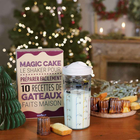 Shaker Magic Cake - 10 recettes de gateaux - Cookut - noël