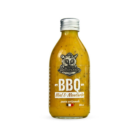 Sauce barbecue au miel et à la moutarde 250 ml Hellicious