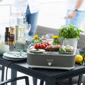 Barbecue électrique E-Carlo gris anthracite Barbecook - table cuisson