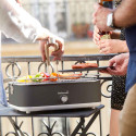 Barbecue électrique E-Carlo gris anthracite Barbecook - cuisson balcon