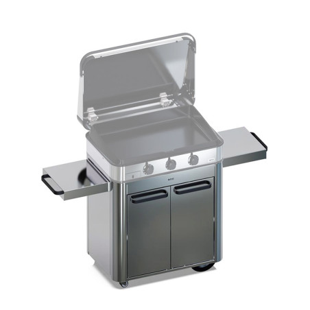 Chariot Enosign 80 inox Eno - vue laterale