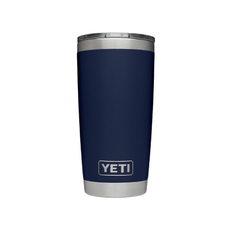 Verre isotherme Rambler 590 ml bleu Yeti - Vue face