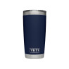 Verre isotherme Rambler 590 ml bleu Yeti - Vue face