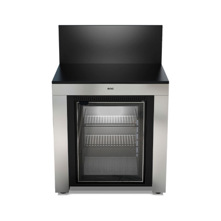 Module frigo encastré 75 L noir et inox Modulo Eno - vue face