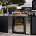 Module frigo encastré 75 L noir et inox Modulo Eno - lifestyle