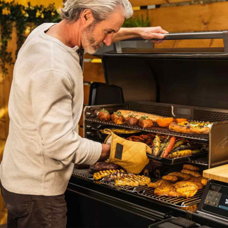 Zone de cuisson du barbecue pellets Timberline XL Traeger