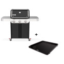 Pack barbecue gaz Weber Genesis E-315 Weber + Plancha Crafted