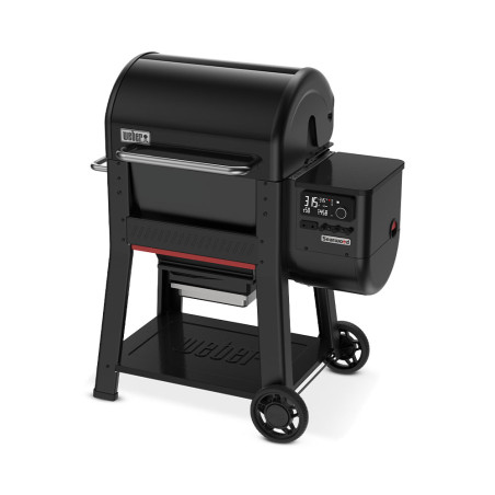 Barbecue pellets Searwood 600 Weber de côté