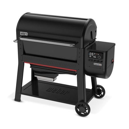 Barbecue pellets Weber Searwood 600 XL de côté