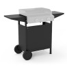 Chariot plancha Origin 60 en acier noir 60 cm