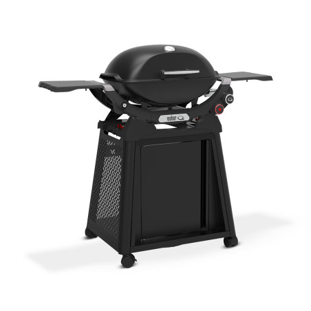 Barbecue gaz Q 2800 N + sur chariot noir Weber avec piezo électronique