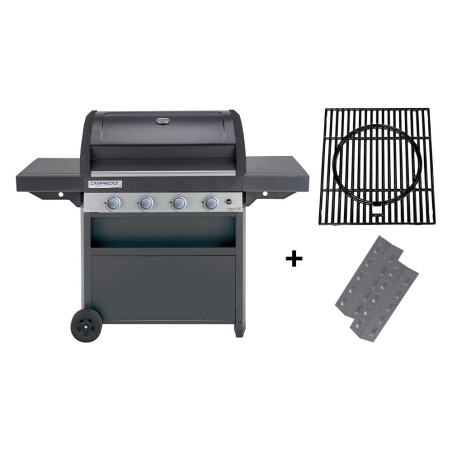 Pack barbecue gaz Class 4 LBD Campingaz + grille culinary + 2 tentes