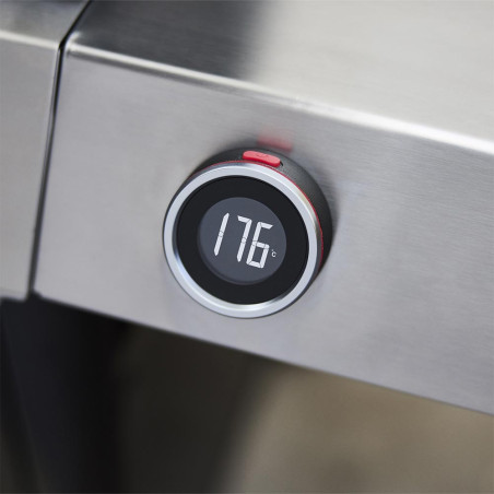 Zoom sur le thermomètre numérique du barbecue gaz Genesis E-335 Weber