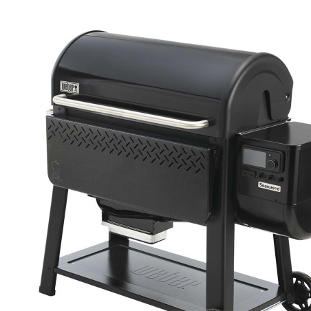 Tablette frontale rabattable en acier pour barbecue pellets Searwood 600 XL Weber