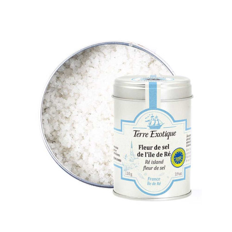 Pot de fleur de sel de l'île de Ré 110 g Terre Exotique