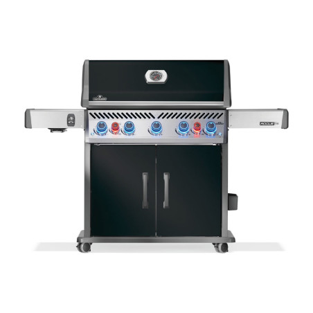 Barbecue gaz Rogue PRO-S 625 RSIB noir Napoléon avec boutons de commande Safety Glow