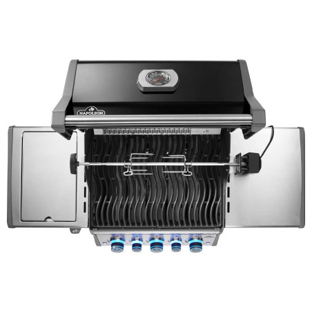 Zone de cuisson du barbecue gaz Rogue PRO-S 425 RSIB Noir Napoléon