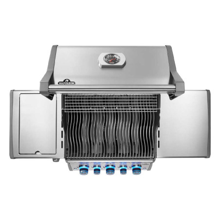 Surface de cuisson du barbecue gaz Rogue 425 RSIB Inox Napoléon