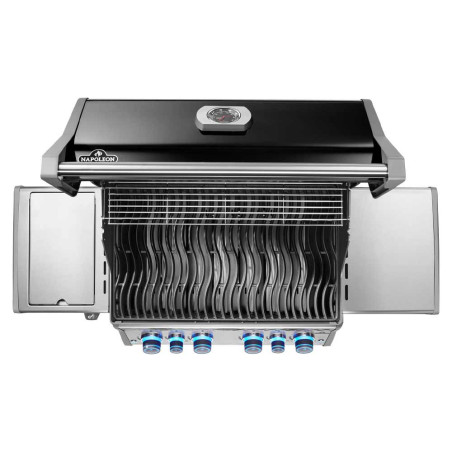 Surface de cuisson en fonte émaillée et grille de réchaud en inox du Rogue PRO-S 525 Noir RSIB Napoléon