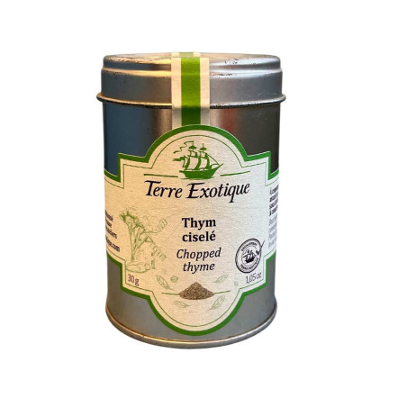 Thym ciselé Bio 30 g Terre Exotique - Boite