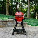 Pack Kamado - Barbecue Joe Junior sur chariot terrasse