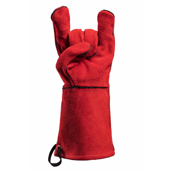 Paire de gants en cuir Rouge Feurmeister - Taille 8 (M)