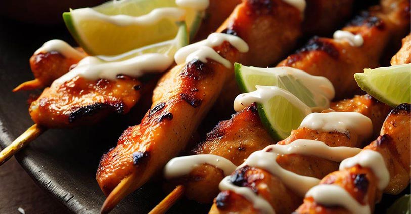Brochettes de poulet au barbecue : recette facile et rapide Un