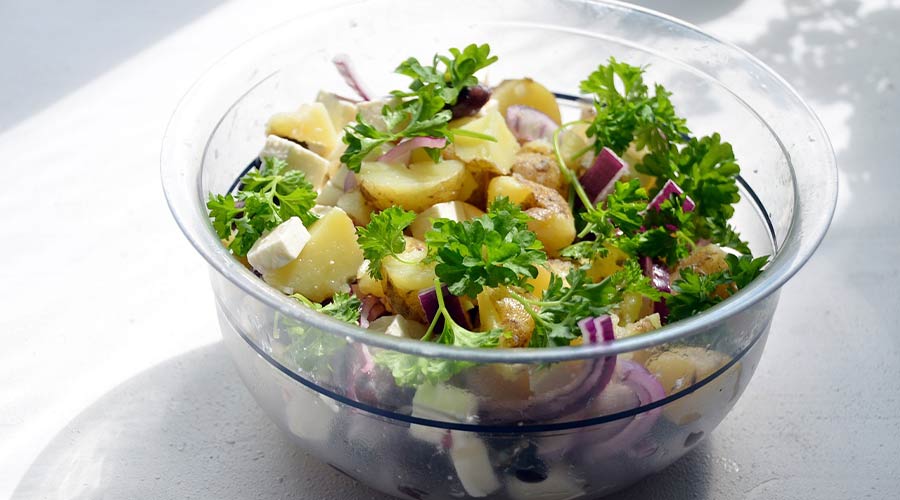 Salade de pommes de terre froide 